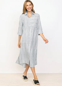 Habitat Linen Stripe Shirt Dress