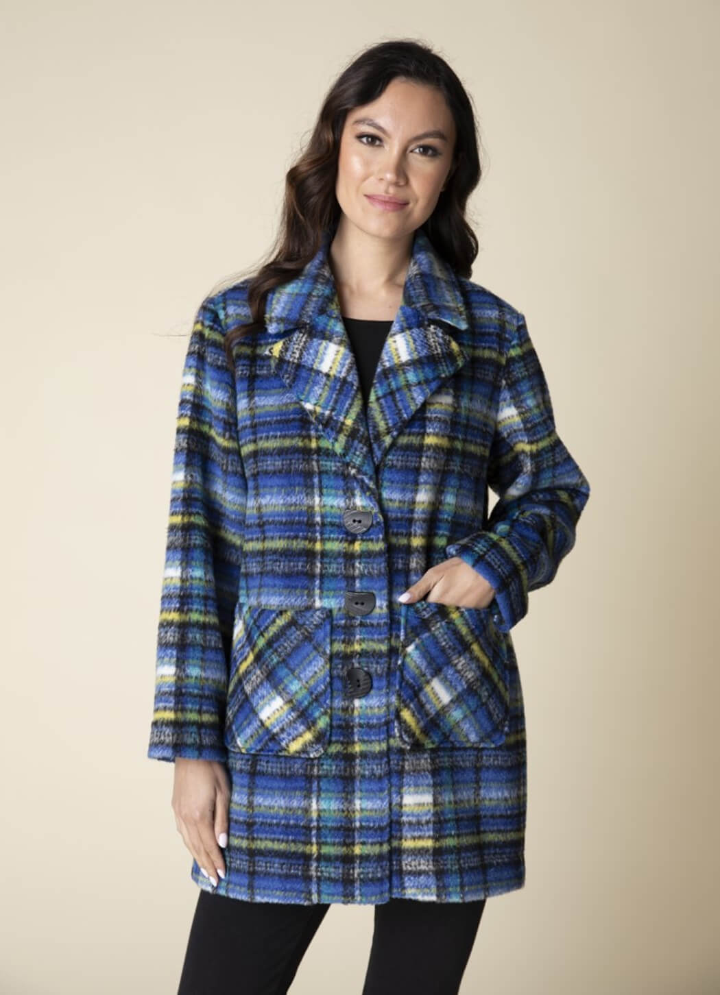 Habitat Plaid Car Coat