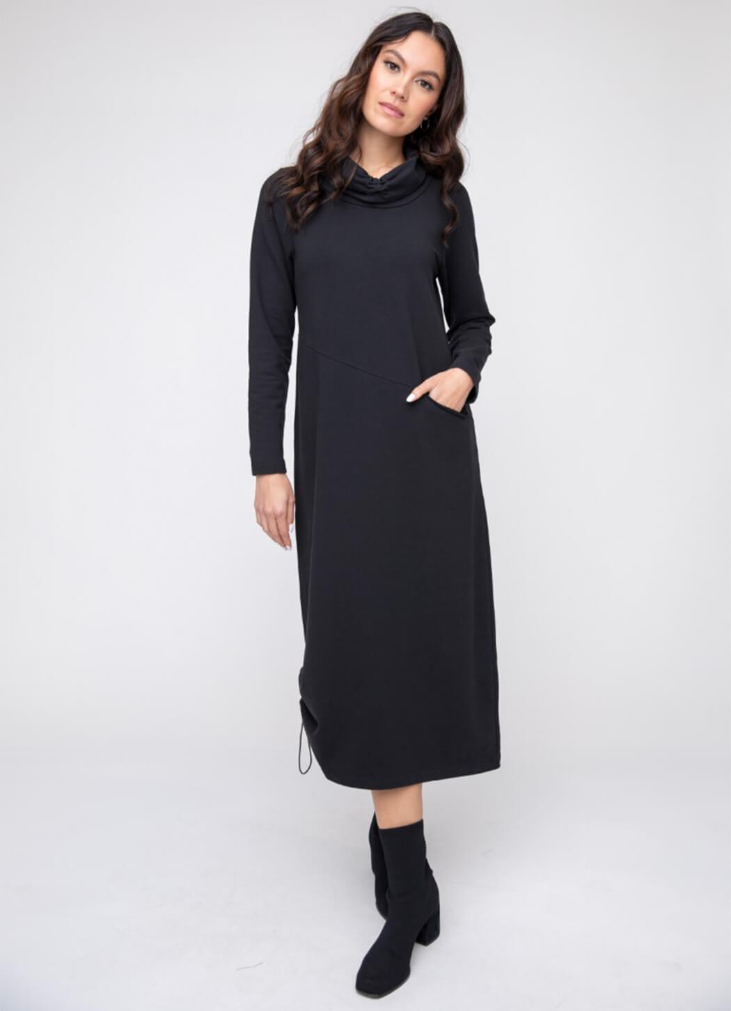 LIV Cinched Toggle Dress