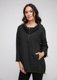 LIV Toggle Zip Pullover