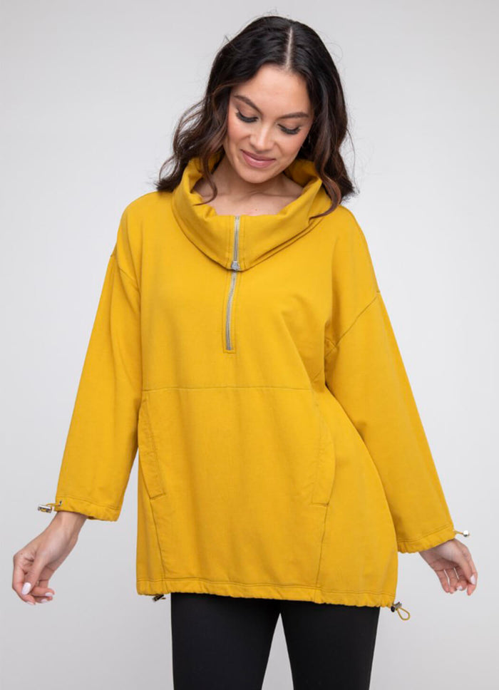 LIV Toggle Zip Pullover