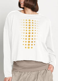 Planet Metallic Dot Dot Dot Mini Boxy T