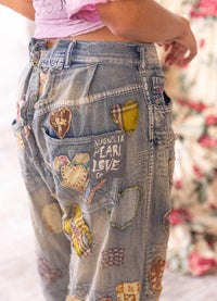 Magnolia Pearl I Heart You Miner Denims