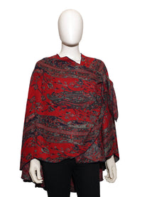 Rapti Fashion Reversible Cashmere Buckle Shawl