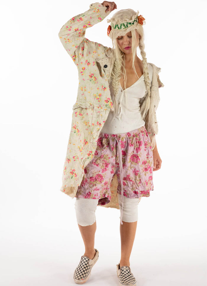 Magnolia Pearl Linen Floral Contessa Jacket