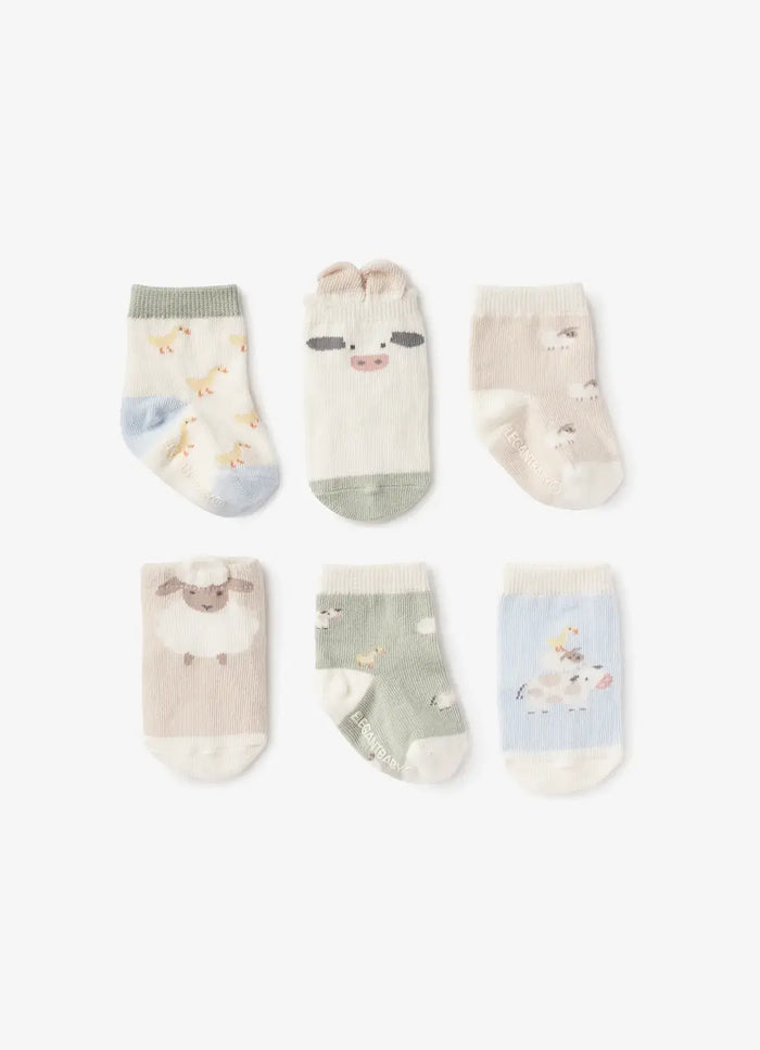 Elegant Baby On The Farm Socks