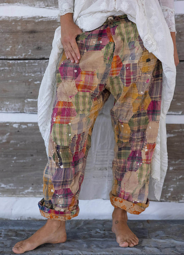 Magnolia Pearl Quiltwork Miner Pants