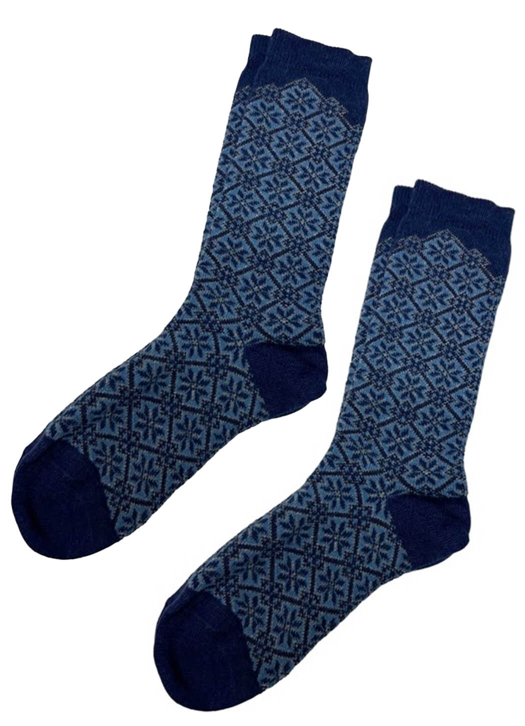 Tey Art Scandia Alpaca Socks - Blue