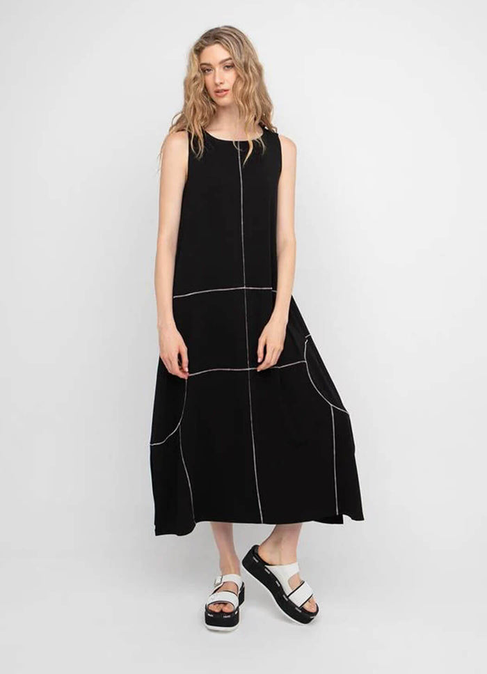 OZAI Geometric Midi Dress