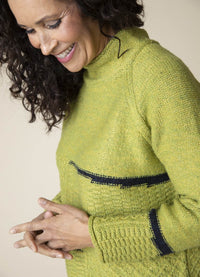 Habitat Harvest Tweed Mixed Cable Stitch Pullover