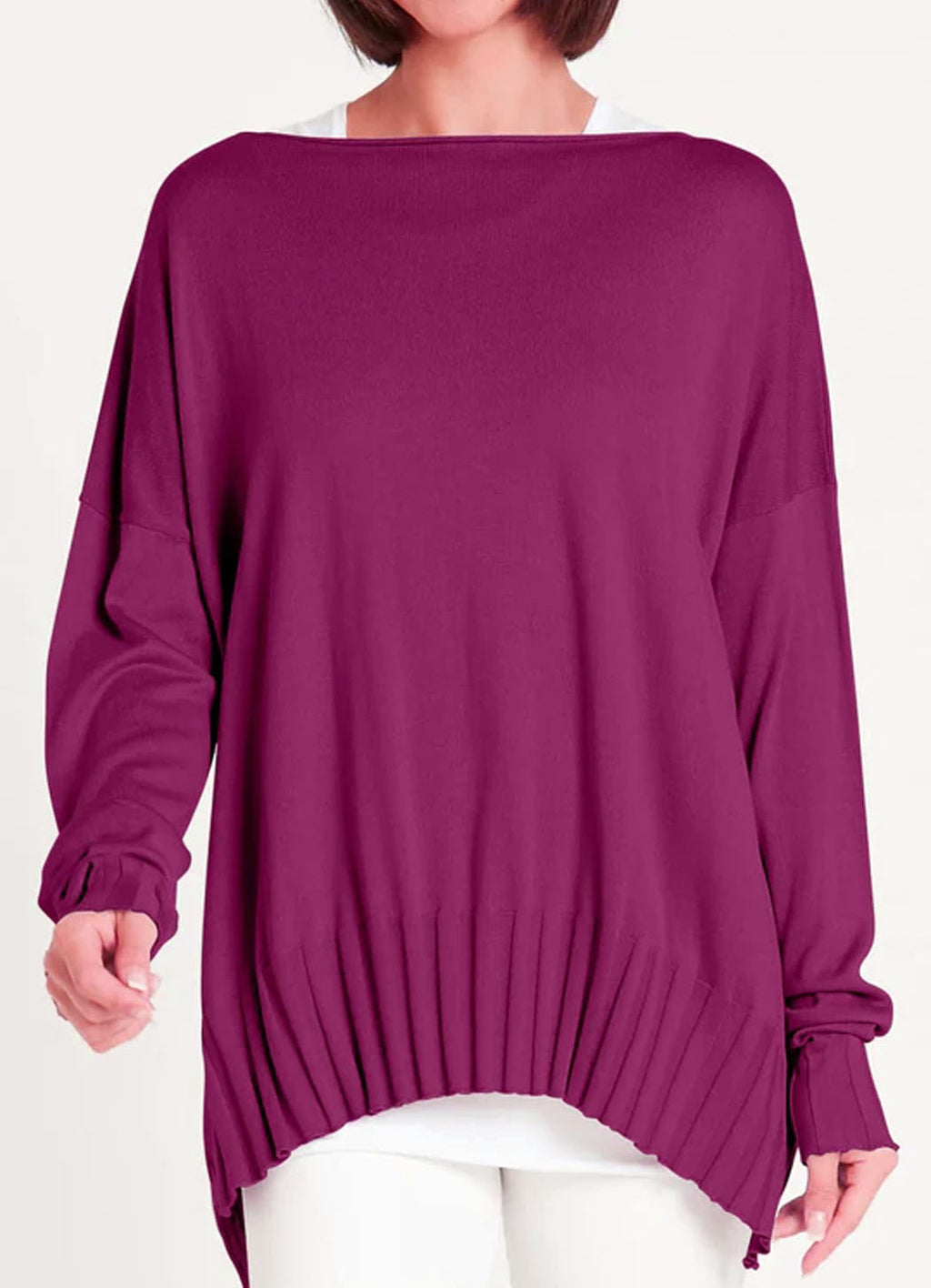 Planet Boatneck Rib Sweater – DetailsDirect