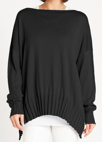 Planet Boatneck Rib Sweater