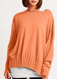 Planet Boatneck Rib Sweater