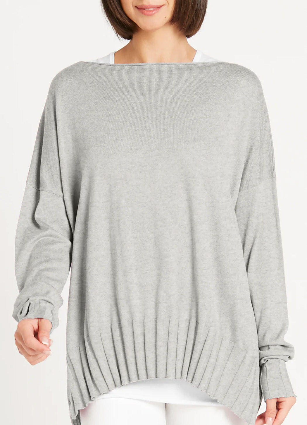 Planet Boatneck Rib Sweater