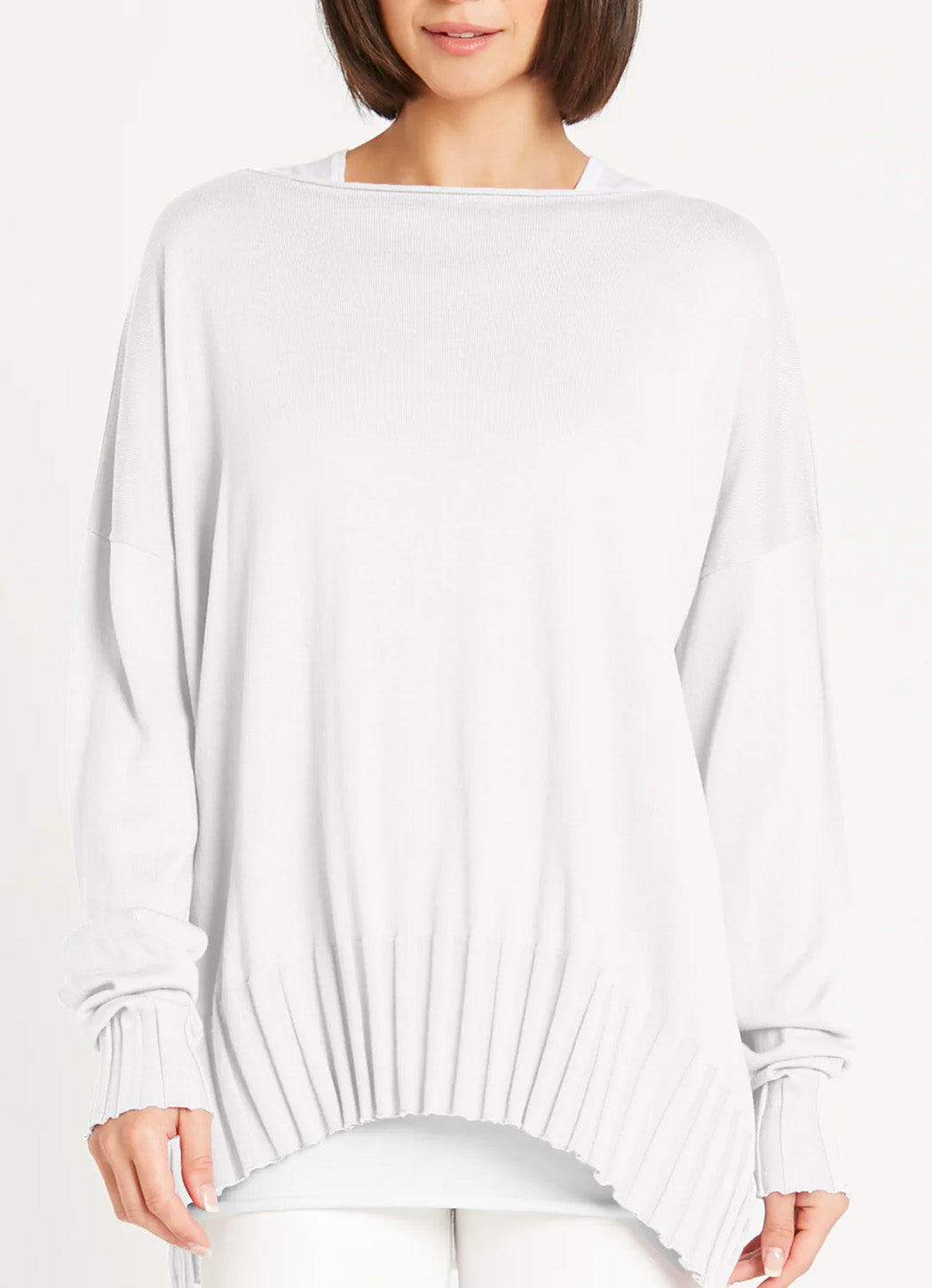 Planet Boatneck Rib Sweater