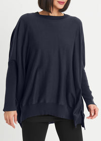 Planet Oversized Crew Neck Knit