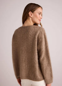 Bella Dahl Luxe Fuzzy Crew Sweater