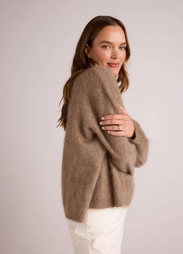 Bella Dahl Luxe Fuzzy Crew Sweater