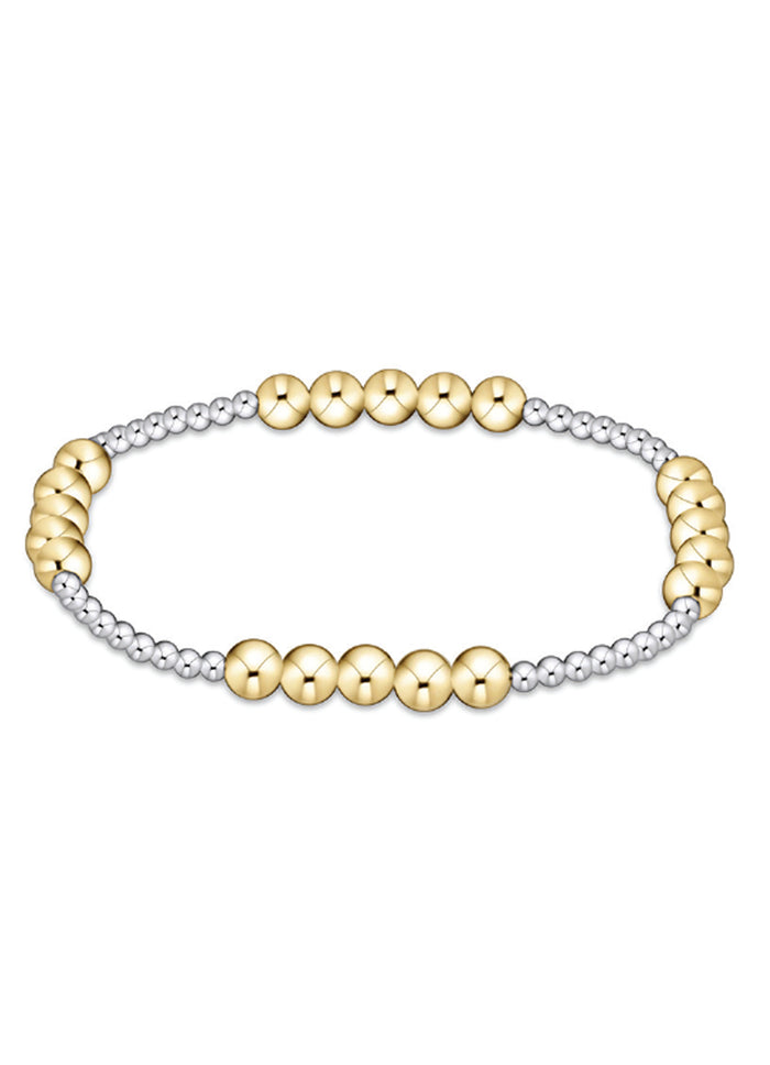 Enewton Classic Blissful Pattern 2.5mm Bead Bracelet - Mixed Metals