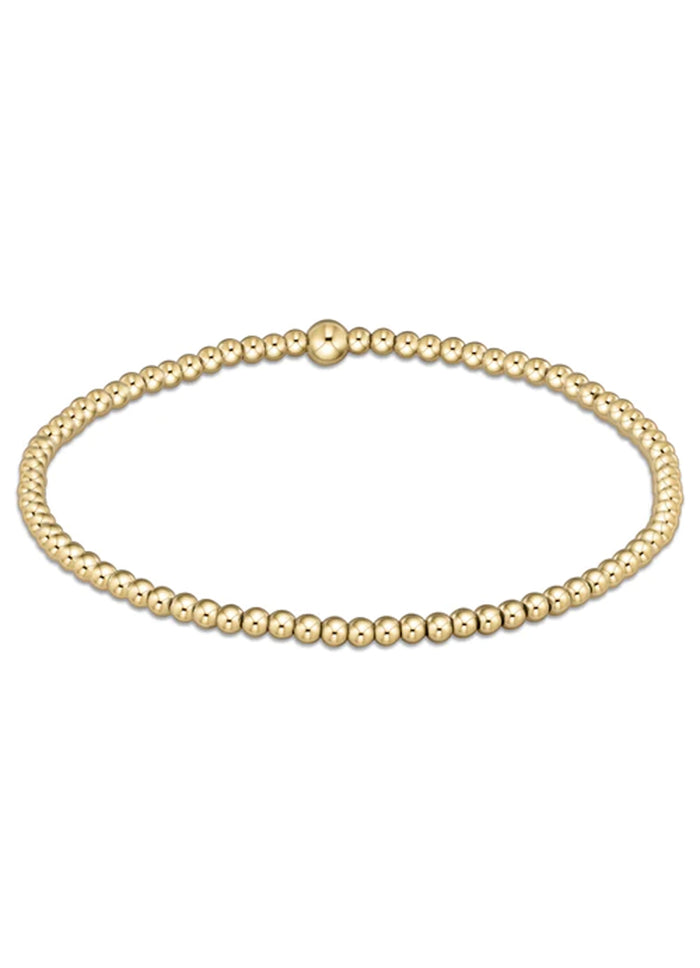 Enewton Classic Gold 2.5mm Bead Bracelet - Gold