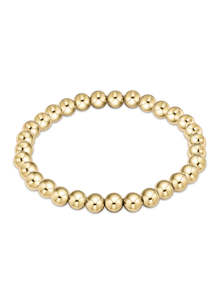 Enewton Classic Gold 6mm Bead Bracelet - Gold