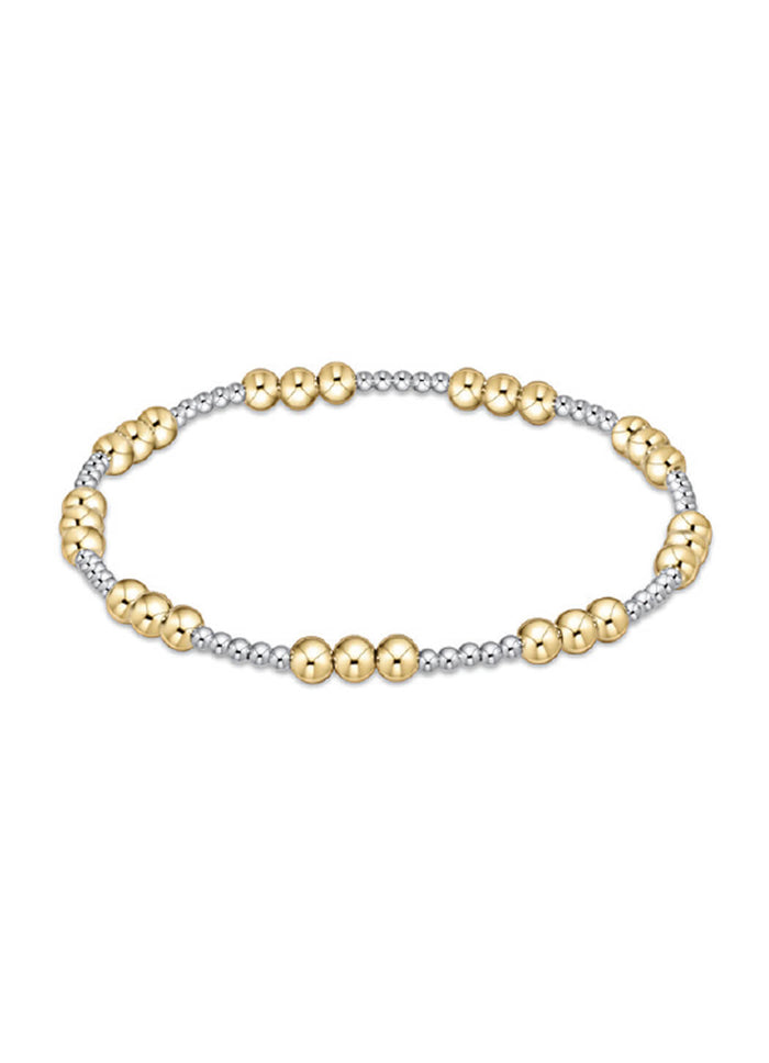 Enewton Classic Joy Pattern 4mm Bead Bracelet - Mixed Metals