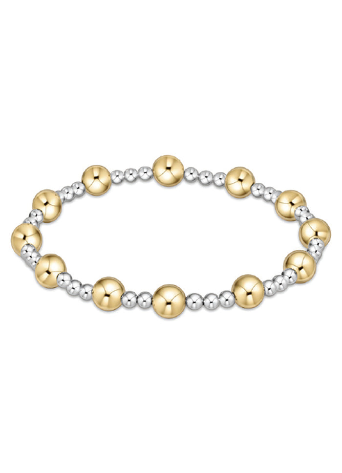 Enewton Classic Sincerity Pattern 6mm Bead Bracelet - Mixed Metals