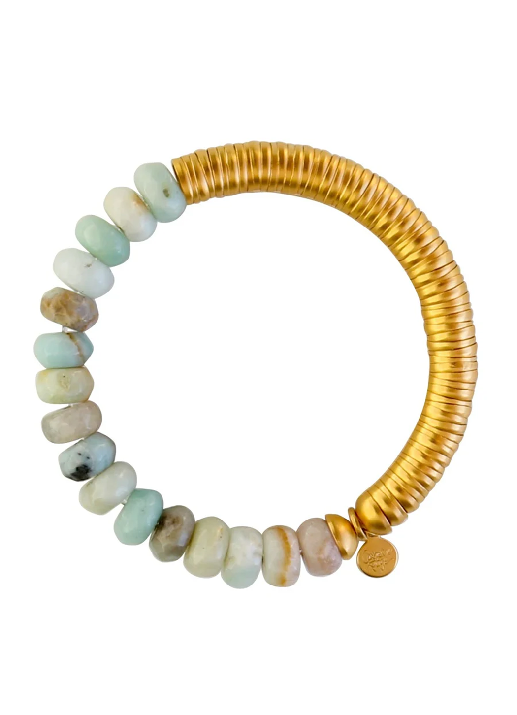 Catherine Page Evra Bracelet with Peruvian Opal Stones in Gold