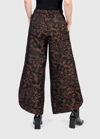 Alembika Floral Jacquard Punto Pant