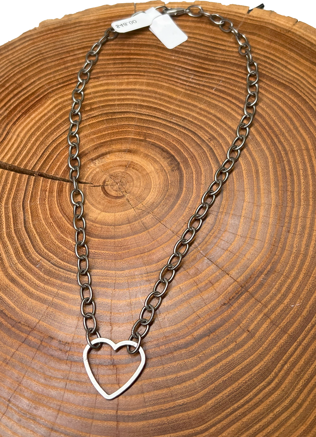 Belle Via Jewelry Small Open Heart Necklace