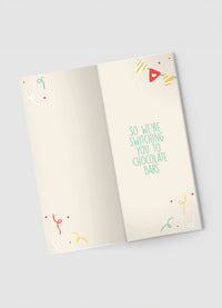 Sweeter Cards "Your Birthday Is Becoming A Fire Hazard" Chocolate-Bar Greeting Card