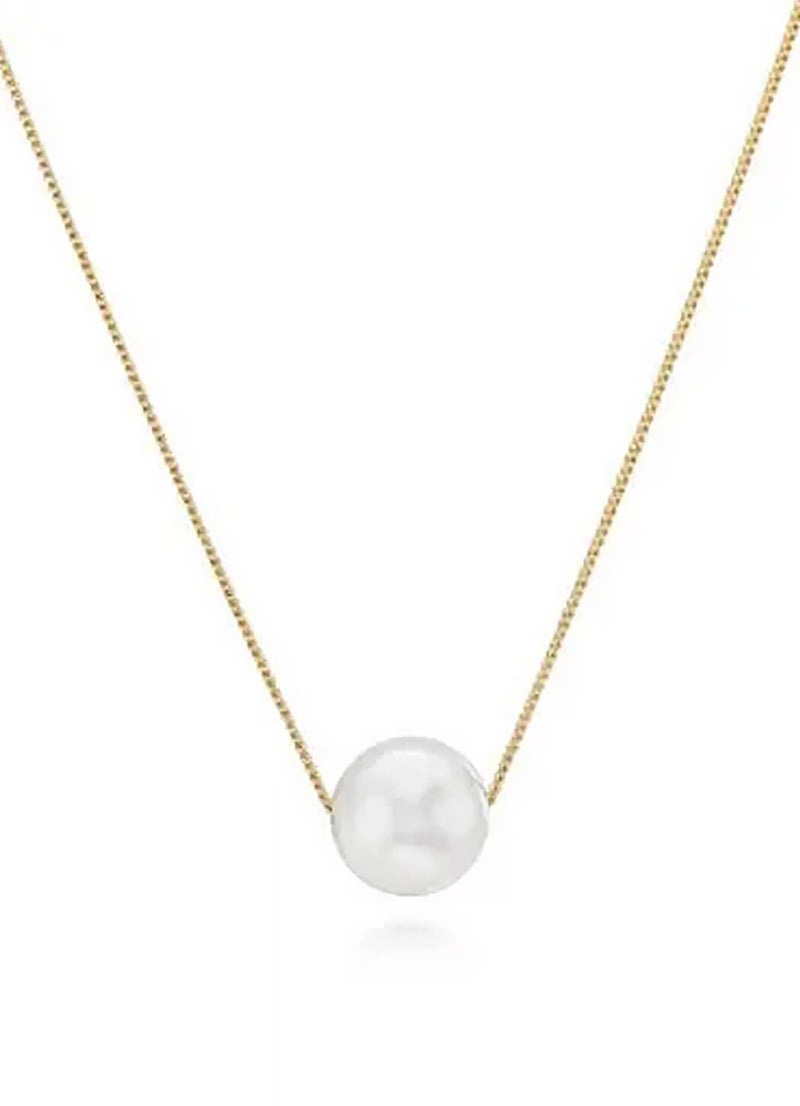 Blessing Necklace In White Pearl and Gold-Filled