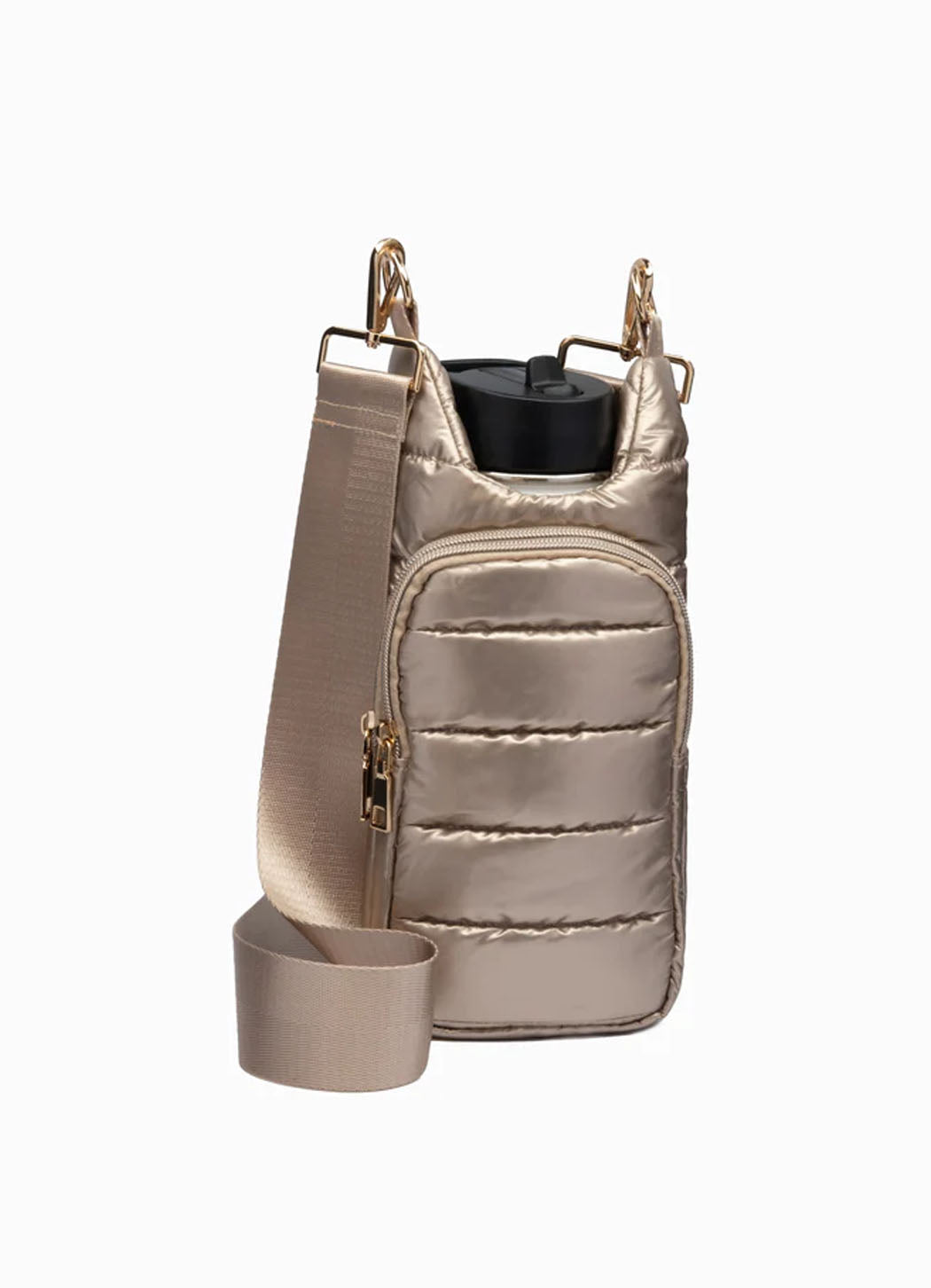 WanderFull Metallic HydroBag with Interchangeable Solid Strap