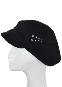 Dupatta Designs Wool Soft Newsboy Hat