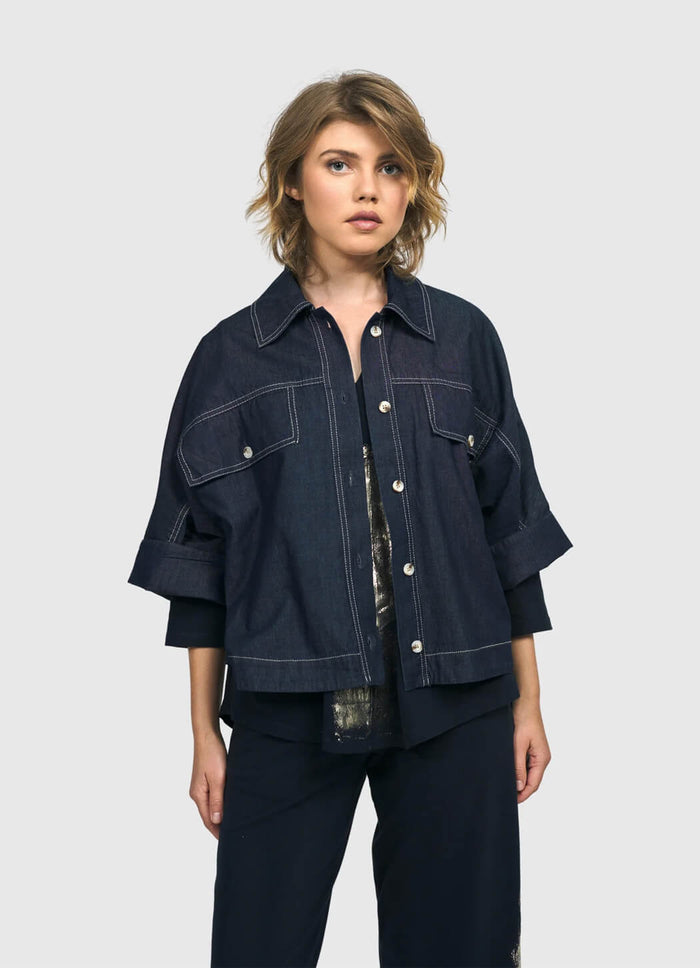 Alembika Dallas Cropped Shirt Jacket