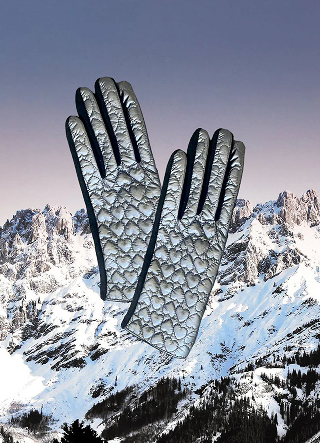 Justin Gregory Heart Puffer Glove