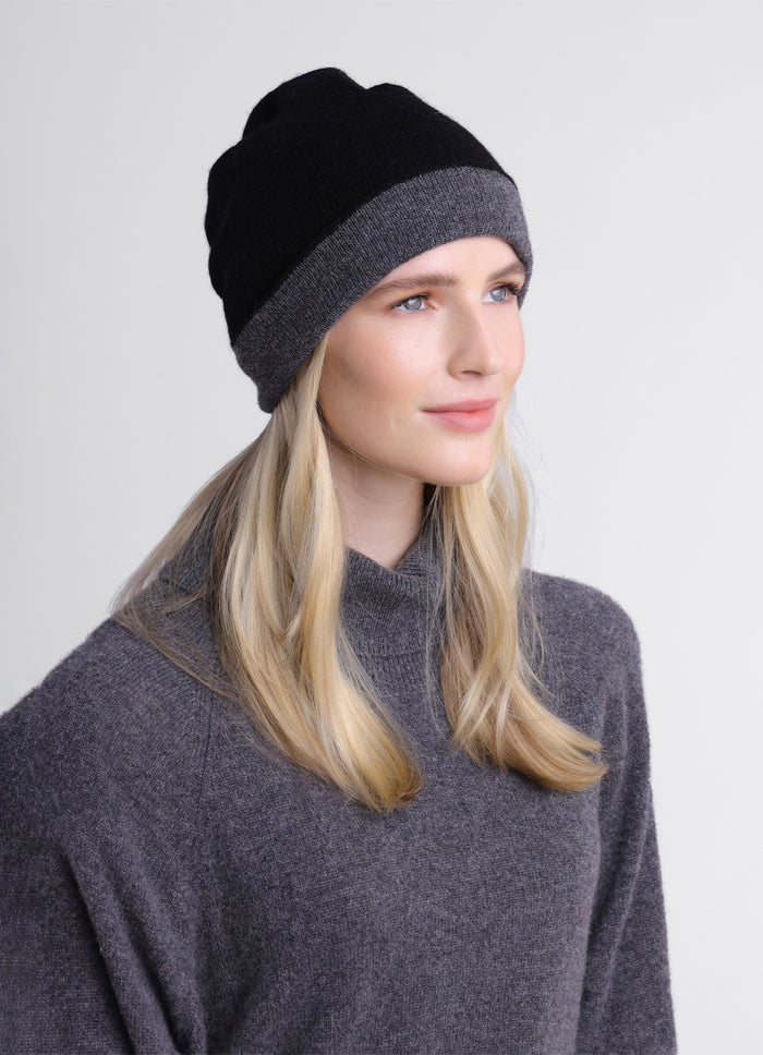 Alashan Cashmere Tubular Reversible Hat