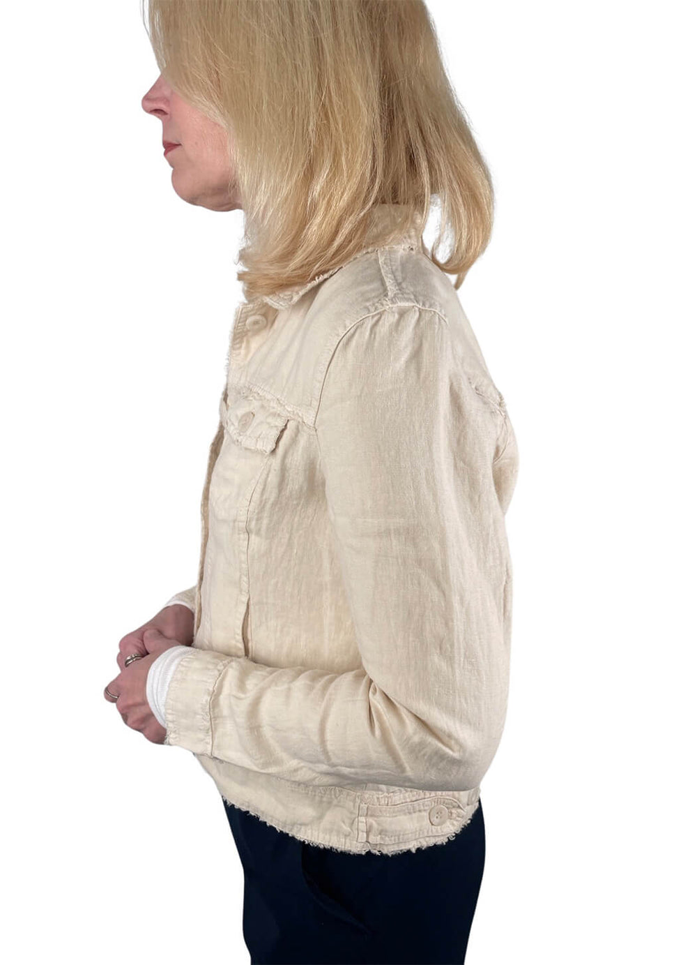 Lulu B Linen Travel Jacket – Details Direct