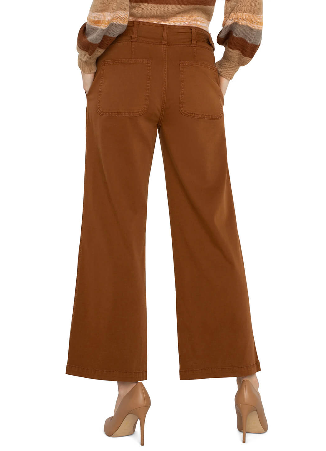 Liverpool High Rise Cinch Waist Wide Leg Pant