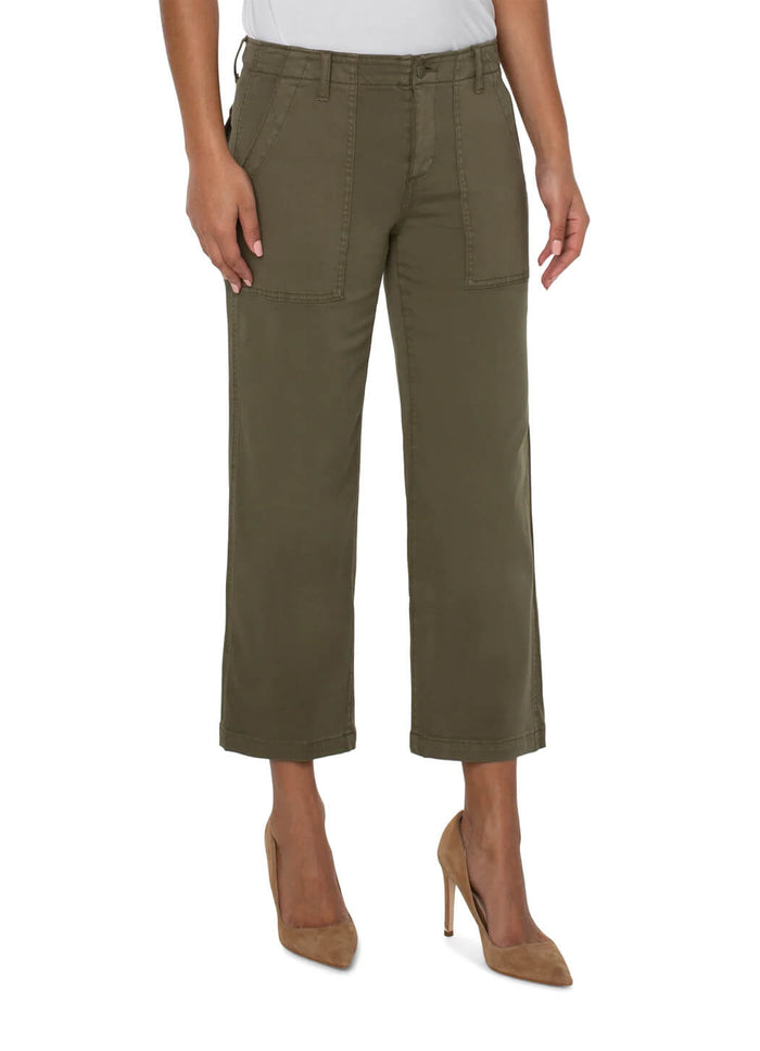 Liverpool Cargo Wide Leg Crop