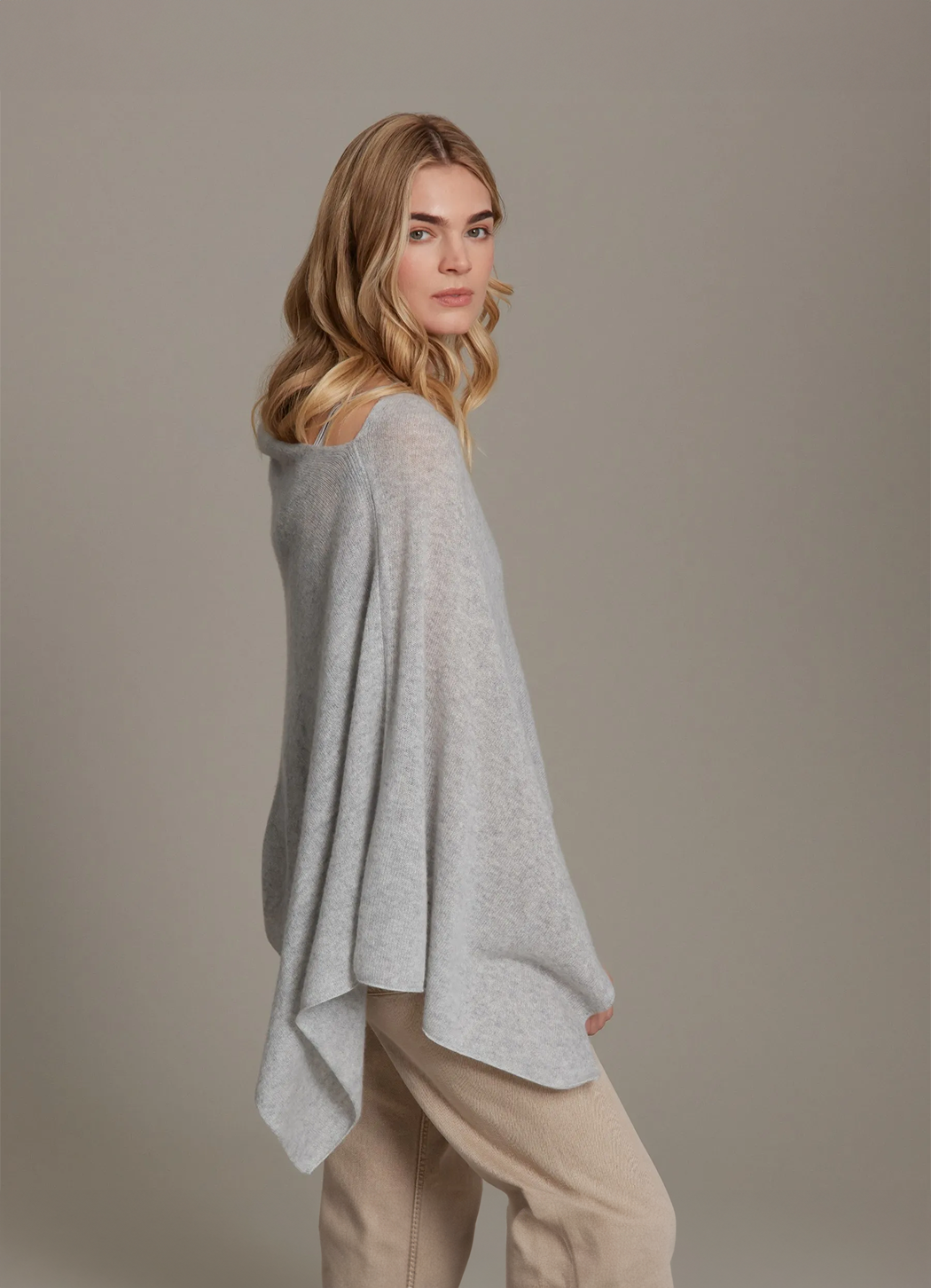 Alashan Cashmere Poncho