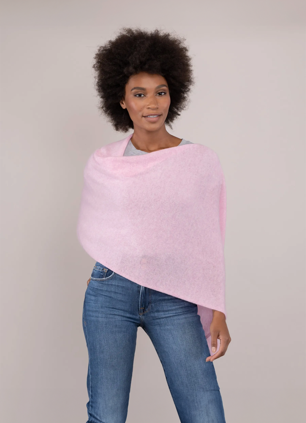 Alashan Cashmere Poncho