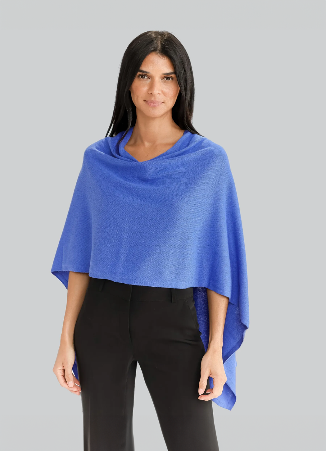 Alashan Cotton Cashmere Poncho