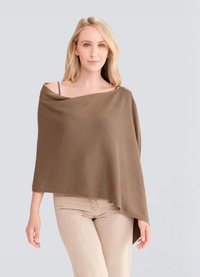 Alashan Cotton Cashmere Poncho