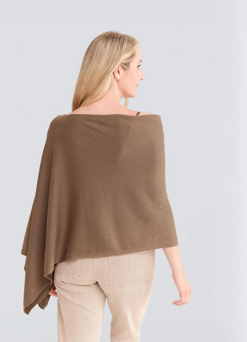 Alashan Cotton Cashmere Poncho