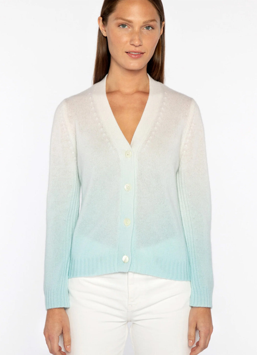 Kinross Ombre Vee Cardigan