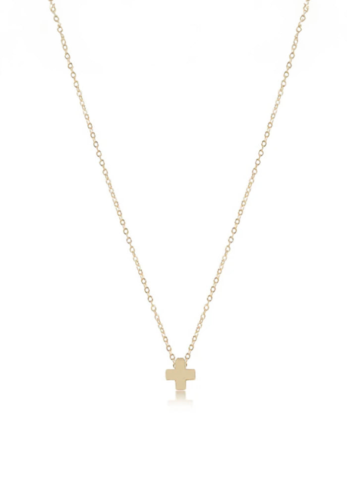 Enewton 16" Necklace Gold - Signature Cross Gold