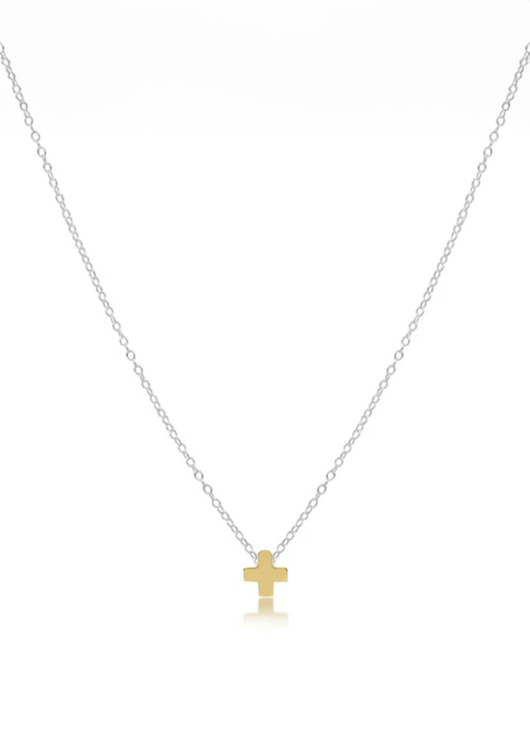 Enewton 16" Necklace Sterling Mixed Metal - Signature Cross