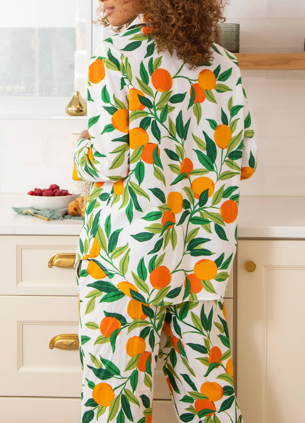 Long Cotton Pajama Sets  Women's Sleep Sets - Printfresh