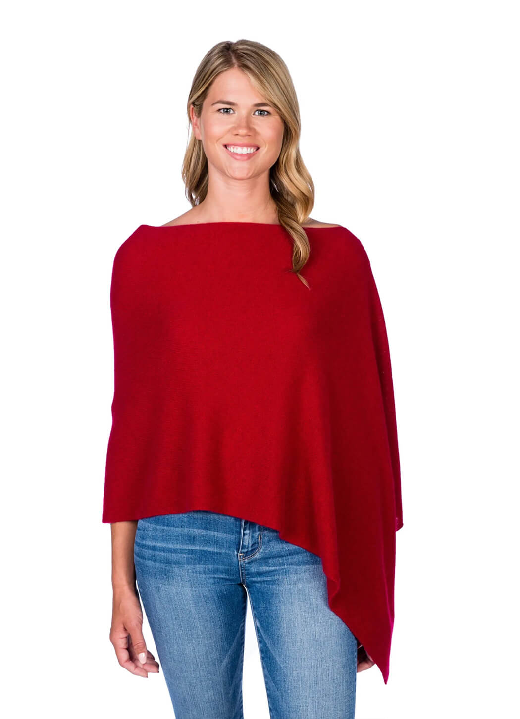 Alashan Cashmere Poncho Red Velvet – Details Direct